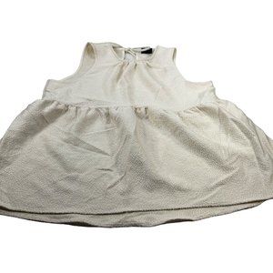 Who What Wear Women's Size XL Top Sleeveless Beige Textured New Without Tags